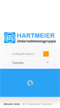 Mobile Screenshot of btu-hartmeier.de