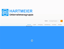 Tablet Screenshot of btu-hartmeier.de